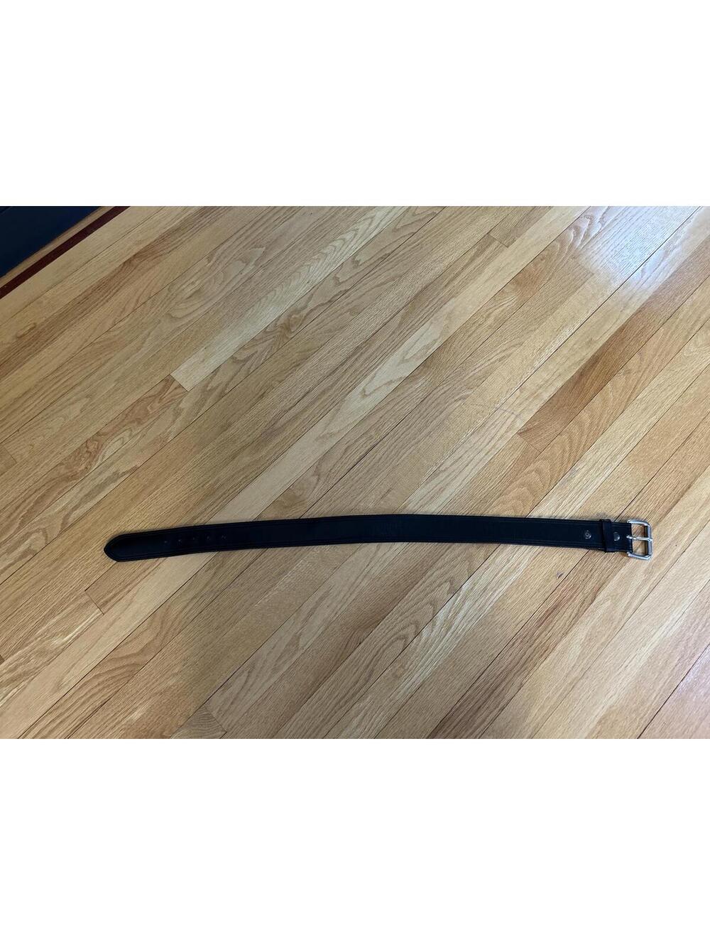 Tony Black Leather Western Belt Size 30
